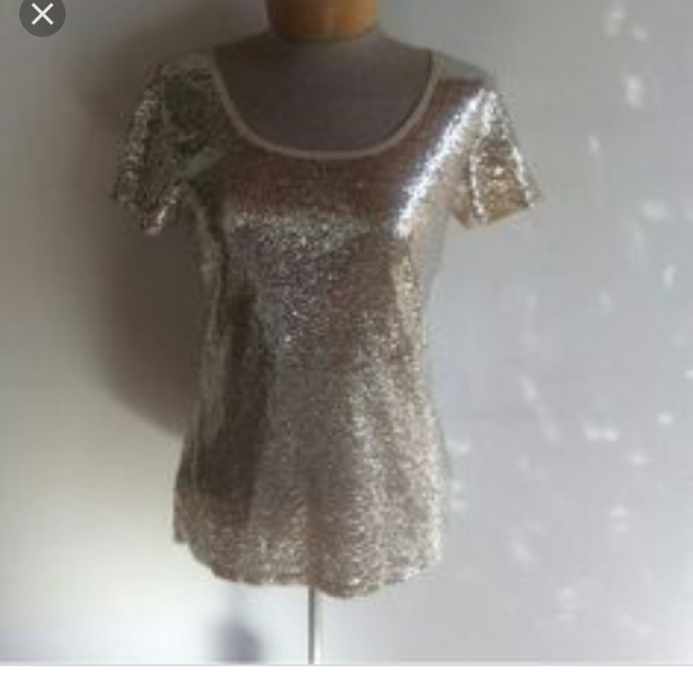 Michael Kors Sequin Tee Size Small